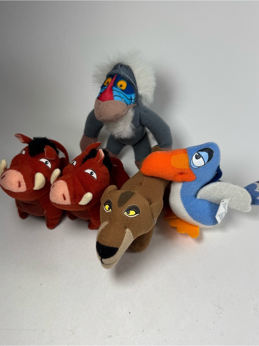McDonalds Happy Meal Toys Simba's Pride Lion King 2 Zazu Zira Pumbaa Rafiki 90s